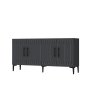 HANAH HOME Komoda Ressi Anthracite - slika 4