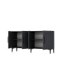 HANAH HOME Komoda Ressi Anthracite - slika 5