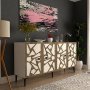 HANAH HOME Komoda Master White Walnut - slika 2