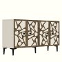 HANAH HOME Komoda Master White Walnut - slika 4