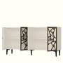 HANAH HOME Komoda Master White Walnut - slika 5