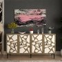 HANAH HOME Komoda Master White Walnut - slika 1