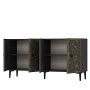 HANAH HOME Komoda Master Anthracite Walnut - slika 5
