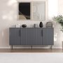 HANAH HOME Komoda Clara - Anthracite - slika 1