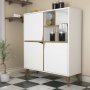 HANAH HOME Višenamenska polica Pulse White Walnut - slika 3