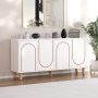 HANAH HOME Komoda Verona White - slika 1