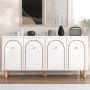 HANAH HOME Komoda Orıon White - slika 2