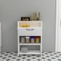 HANAH HOME Višenamenska polica Albina v2 White - slika 3