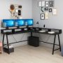 HANAH HOME Radni sto Team Black - slika 1