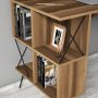HANAH HOME Radni sto Extra 2 Walnut - slika 3
