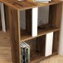 HANAH HOME Radni sto Lima Walnut White - slika 4