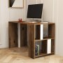 HANAH HOME Radni sto Lima Walnut White - slika 1