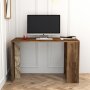 HANAH HOME Radni sto Lima Walnut White Marble - slika 2
