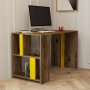 HANAH HOME Radni sto Lima Walnut Yellow - slika 3