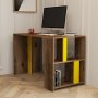 HANAH HOME Radni sto Lima Walnut Yellow - slika 1