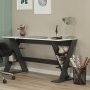 HANAH HOME Radni sto Lungo Anthracite White - slika 4