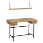 HANAH HOME Radni sto Dixie Sapphire Oak Black - slika 3
