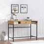 HANAH HOME Radni sto Berry Sapphire Oak Black - slika 2