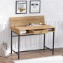 HANAH HOME Radni sto Berry Sapphire Oak Black - slika 3