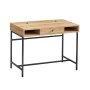 HANAH HOME Radni sto Berry Sapphire Oak Black - slika 4