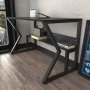 HANAH HOME Radni sto Wake Marble Black - slika 3