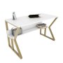 HANAH HOME Radni sto Wake Gold White - slika 4