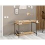 HANAH HOME Radni sto Balista Sapphire Oak Black - slika 2