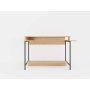 HANAH HOME Radni sto Balista Sapphire Oak Black - slika 3