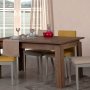 HANAH HOME Produžni trpezarijski sto Huqqa Dark - slika 4