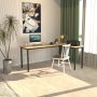 HANAH HOME Radni sto Viva L Black Atlantic Pine - slika 1