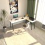 HANAH HOME Radni sto Viva L Black White - slika 2