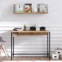 HANAH HOME Radni sto Lou Sapphire Oak Black - slika 1