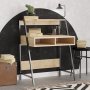 HANAH HOME Radni sto Class Sapphire Oak Black - slika 1