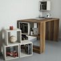 HANAH HOME Radni sto Box Walnut Cream - slika 2