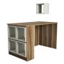 HANAH HOME Radni sto Box Walnut Cream - slika 4