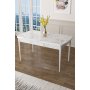 HANAH HOME Trpezarijski sto Zen White Marble White - slika 1