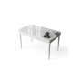 HANAH HOME Trpezarijski sto Zen White - slika 2