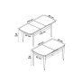 HANAH HOME Trpezarijski sto Zen White - slika 3