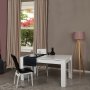 HANAH HOME Produžni trpezarijski sto Bois Shiny White - slika 1