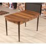 HANAH HOME Produžni trpezarijski sto Trend Barok Walnut Brown - slika 1