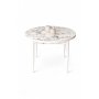 HANAH HOME Trpezarijski sto Tor White Marble White - slika 2