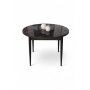 HANAH HOME Trpezarijski sto Tor Black Marble Black - slika 2