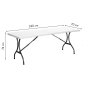 Bolzz Sklopivi sto 240 cm - slika 5