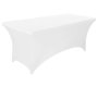 ModernHome Univerzalna navlaka za sto 180 cm bela - slika 5