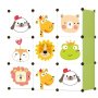 ModernHome Dečiji ormar sa 9 Polica Animals - slika 2