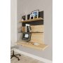 HANAH HOME Radni sto Pooh Sapphire Oak Black - slika 2