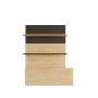 HANAH HOME Radni sto Pooh Sapphire Oak Black - slika 5