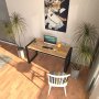 HANAH HOME Radni sto Marsilya 152 Black Atlantic Pine - slika 4