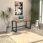 HANAH HOME Radni sto Marsilya 152 Black Atlantic Pine - slika 1