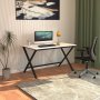 HANAH HOME Radni sto Elite Black White - slika 1